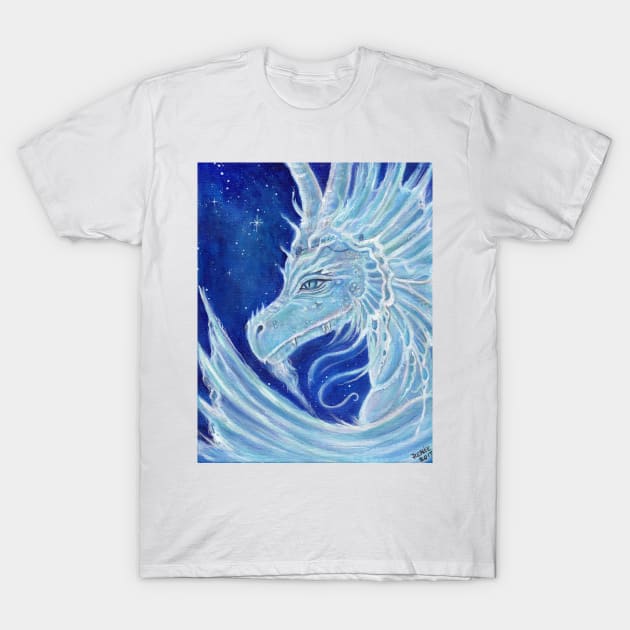 The Ice dragon by Renee L Lavoie T-Shirt by ReneeLLavoie